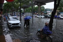 Torrential rain hits Hanoi following Storm Matmo, flooding warned for inner areas