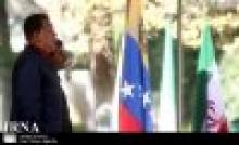 President Chavez Welcomes President Ahmadinejad