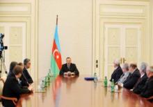 AZERBAIJAN`S PRESIDENT RECEIVES PRESIDENT OF EUROPEAN FAIR PLAY MOVEMENT AND HIS ACCOMPANYING DELEGATION