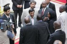 Iran's President arrives in Kampala