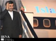 President Ahmadinejad departs for Syria