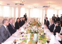 Azerbaijani Premier and Swiss President have working dinner