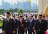 KUALA LUMPUR, April 16 -- His Majesty Sultan Ibrahim, King of Malaysia, accompanies Chinese President Xi Jinping during the state welcome ceremony in conjunction with his state visit at the Istana Negara, today.  Also present was Prime Minister, Datuk Seri Anwar Ibrahim.  --fotoBERNAMA (2025) COPYRIGHT RESERVED