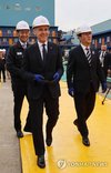 Canadian PM visits Hanwha Ocean's shipyard