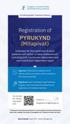 SFDA Announces Registration of Pyrukynd for Treatment of Thalassemia