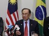 RIO DE JANEIRO, July 8 -- Prime Minister Datuk Seri Anwar Ibrahim speaks at a press conference after attending the BRICS Leaders’ Summit here today.  --fotoBERNAMA (2025) COPYRIGHT RESERVED