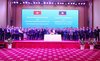 Heads of the border delegations of Vietnam and Laos exchange signed memoranda at the 34th annual meeting in Vientiane. (Photo: VNA)