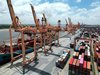 Goods at Hai Phong Port in northern port city of Hai Phong. (Photo: VNA