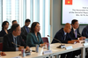 State Vice President Vo Thi Anh Xuan at the meeting with President of the Lombardy Regional Government Attilio Fontana on July 1. (Photo: VNA)