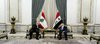 President Abdul Latif Jamal Rashid (right), Lebanese President Joseph Aoun (left) 