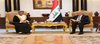 Deputy PM, Minister of Foreign Affairs Fuad Hussein (right), the Special Representative of the Secretary-General of the United Nations in Iraq, Mohammed al-Hassan (left) 