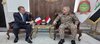 The Secretary-General of the Ministry of Defense, Lieutenant General Engineer Shwan Madhhar Ali Rawandozi, (right), the French Ambassador to Iraq, Patrick Durel (left)